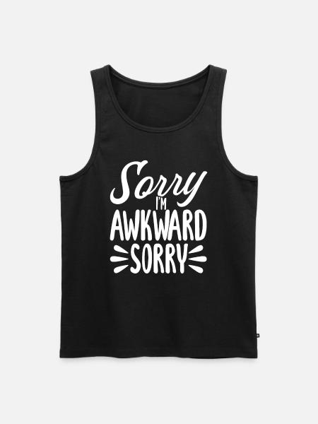 Introvert Gift Sarcastic Introvert - Men's Premium Organic Tank Top - black