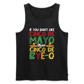 Cinco De Mayo Mexican Party Cinco De Mayo - Men's Premium Organic Tank Top - black - Front - AI Model Male 178 light (178cm)