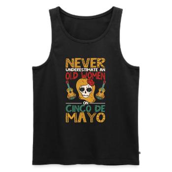 Cinco De Mayo Parti mexicain Cinco De Mayo - Débardeur bio Premium Homme - noir - Devant - Michal (187cm)