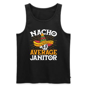 Cinco De Mayo Parti mexicain Cinco De Mayo - Débardeur bio Premium Homme - noir - Devant - Michal (187cm)