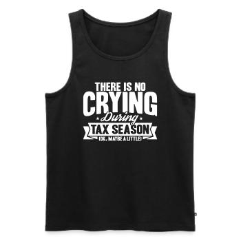 Steuersaison Cpa Buchhalter Geschenk Steuertag - Männer Premium Bio Tank Top - Schwarz - Vorne - Michal (187cm)