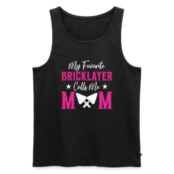 Mason Gift Profession Saying Mason - Men's Premium Organic Tank Top - black - Front - Michal (187cm)