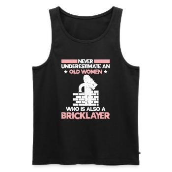 Mason Gift Profession Saying Mason - Men's Premium Organic Tank Top - black - Front - Michal (187cm)