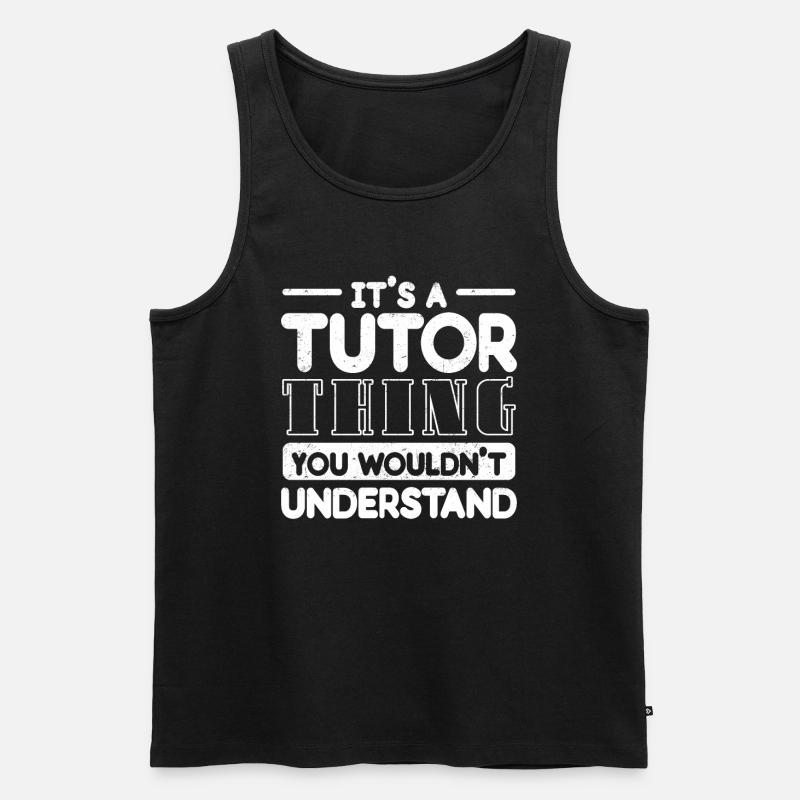 Tutor Geschenk Tutor - Männer Premium Bio Tank Top - Schwarz
