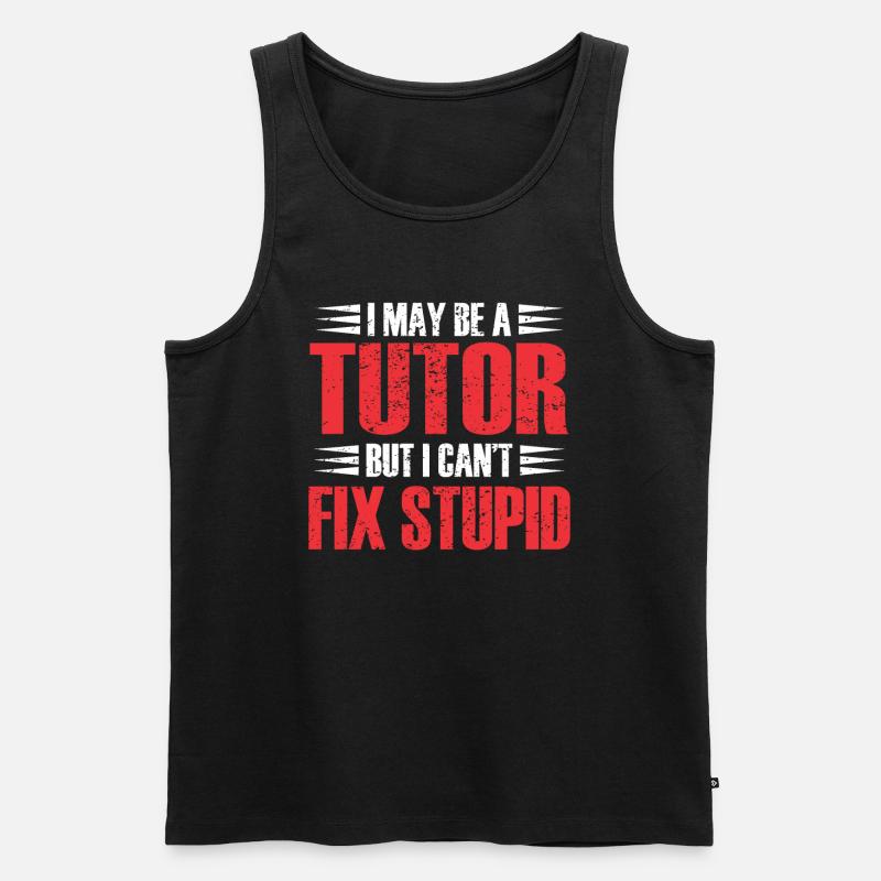 Tutor Gift Tutor - Men's Premium Organic Tank Top - black