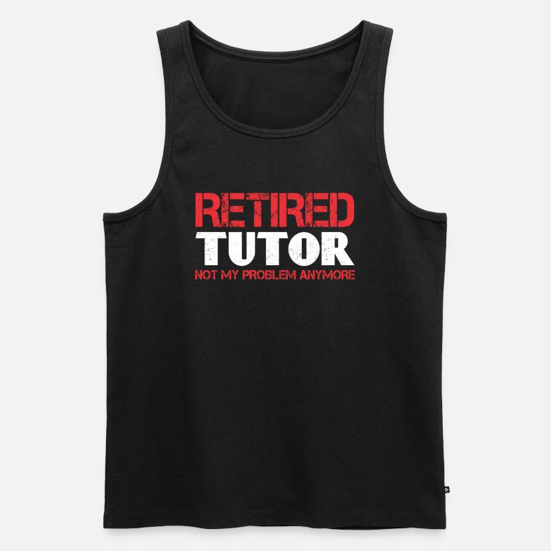 Tutor Geschenk Tutor - Männer Premium Bio Tank Top - Schwarz