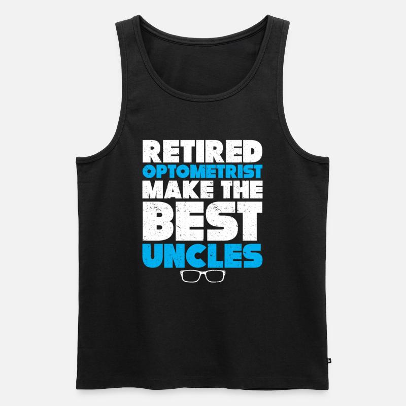 Optiker Geschenk Optometrie - Männer Premium Bio Tank Top - Schwarz