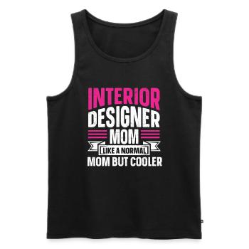Interior Designer Gift Interior Decoration Designer - Men's Premium Organic Tank Top - black - Front - AI Model Male 178 light (178cm)