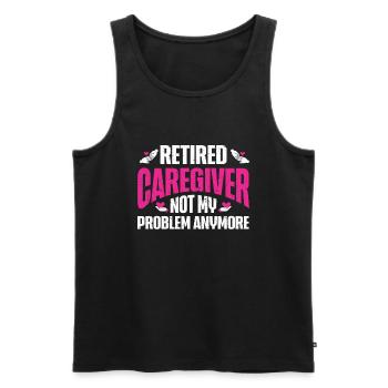Nurse Gift Nurse - Men's Premium Organic Tank Top - black - Front - Michal (187cm)