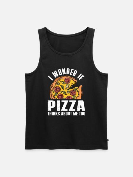 Pizza Italy Food Pizza Makers - Men's Premium Organic Tank Top - black