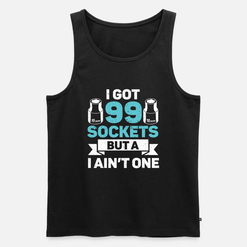 Mechaniker Geschenk - Männer Premium Bio Tank Top - Schwarz
