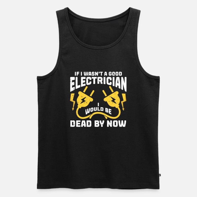 Elektriker Geschenk - Männer Premium Bio Tank Top - Schwarz
