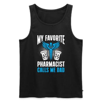 Apotheker Geschenk Apotheke - Männer Premium Bio Tank Top - Schwarz - Vorne - AI Model Male 178 light (178cm)