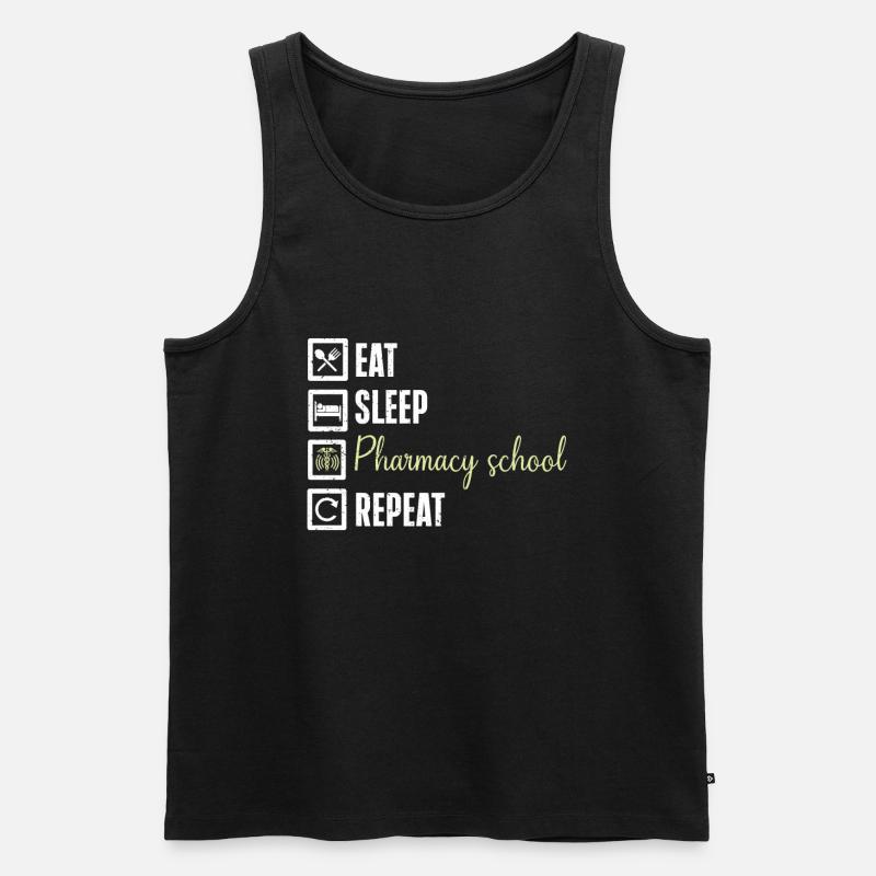 Apotheker Geschenk Apotheke - Männer Premium Bio Tank Top - Schwarz