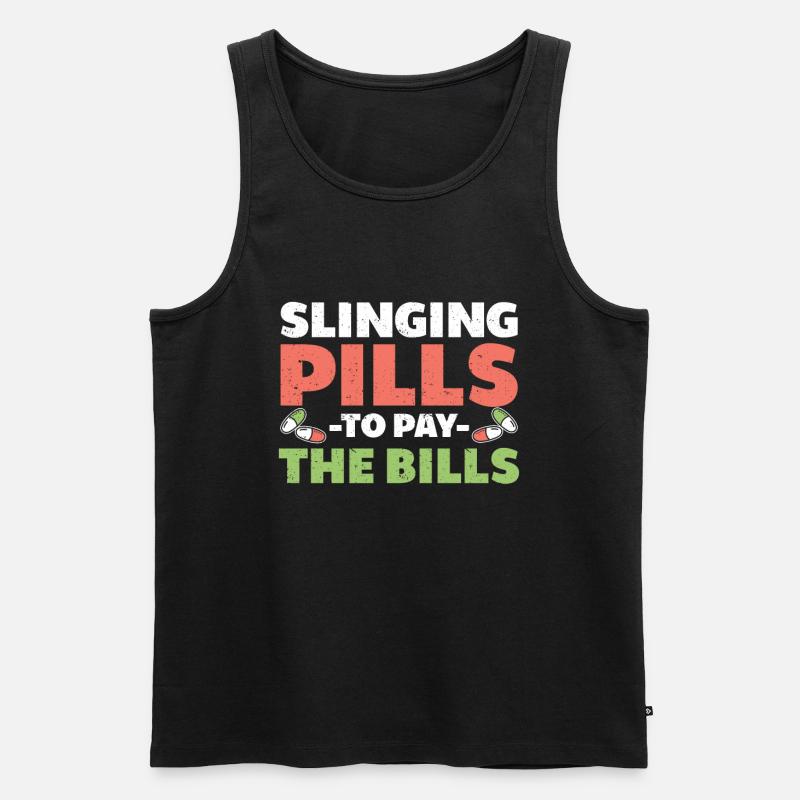 Apotheker Geschenk Apotheke - Männer Premium Bio Tank Top - Schwarz