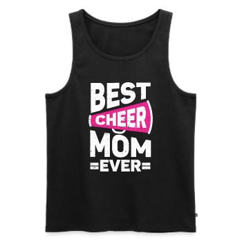 Pom-pom girl Pom-pom girl Cheerleading Maman - Débardeur bio Premium Homme - noir - Devant - AI Model Male 178 light (178cm)