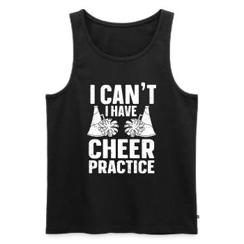 Pom-pom girl Cheerleading Cheer - Débardeur bio Premium Homme - noir - Devant - AI Model Male 178 light (178cm)