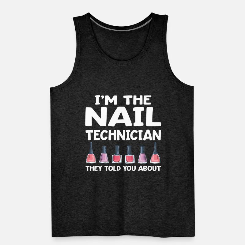 Nageltechniker Nagelstudio Nail Tech Männer Premium Bio Tank Top