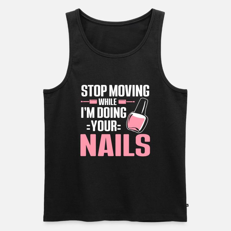 Nageltechniker Nagelstudio Nail Tech - Männer Premium Bio Tank Top - Schwarz