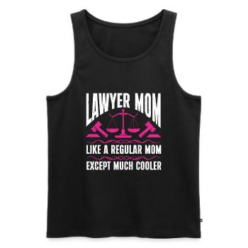 Avocat cadeau faculté de droit étudiant humour avocat - Débardeur bio Premium Homme - noir - Devant - Michal (187cm)