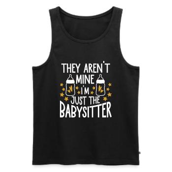 Nanny Daycare Babysitter - Men's Premium Organic Tank Top - black - Front - AI Model Male 178 light (178cm)