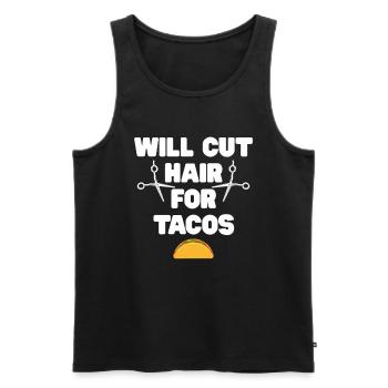 Friseur Geschenk Für Friseur Salon Spruch Friseur - Männer Premium Bio Tank Top - Schwarz - Vorne - AI Model Male 178 light (178cm)