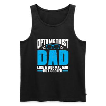Optometrist Optiker Optometrie - Männer Premium Bio Tank Top - Schwarz - Vorne - AI Model Male 178 light (178cm)