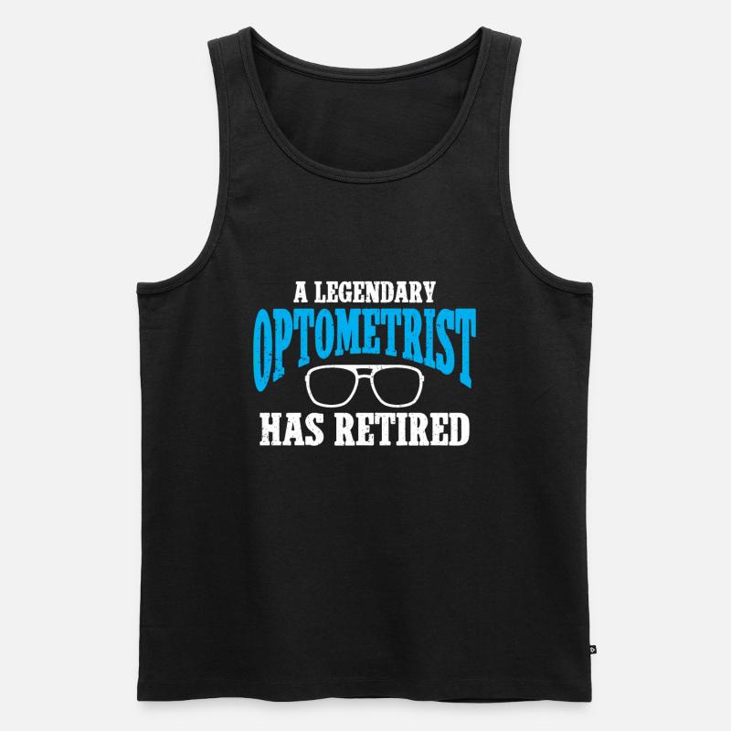 Optométriste Optométriste Optométrie - Débardeur bio Premium Homme - noir