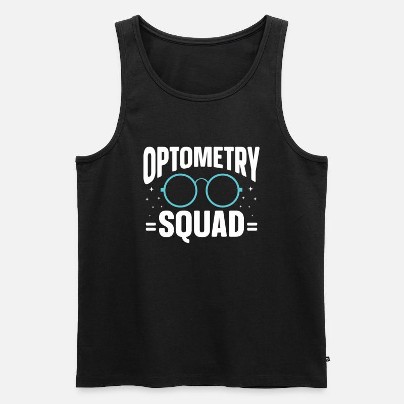Optométriste Optométriste Optométrie - Débardeur bio Premium Homme - noir