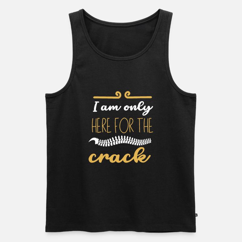 Chiropraktiker Chiropraktik - Männer Premium Bio Tank Top - Schwarz