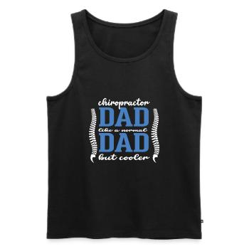 Chiropraktiker Chiropraktik - Männer Premium Bio Tank Top - Schwarz - Vorne - AI Model Male 178 light (178cm)