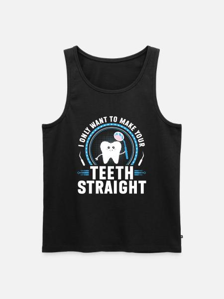 Orthodontist Orthodontic Dental - Men's Premium Organic Tank Top - black