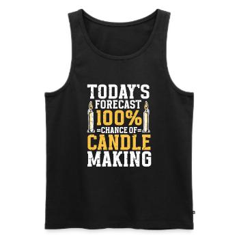 Kombucha Brewer Tea Love Kombucha Brewing - Männer Premium Bio Tank Top - Schwarz - Vorne - AI Model Male 178 light (178cm)
