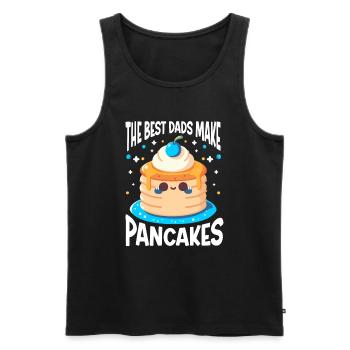 Amateur de cuisine de crêperie - Débardeur bio Premium Homme - noir - Devant - Michal (187cm)