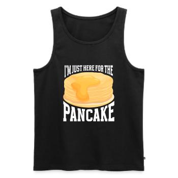 Amateur de cuisine de crêperie - Débardeur bio Premium Homme - noir - Devant - Michal (187cm)