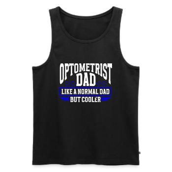 Optometrist Optician Optometry - Männer Premium Bio Tank Top - Schwarz - Vorne - AI Model Male 178 light (178cm)