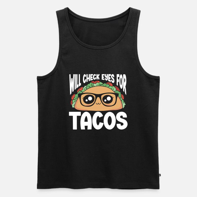 Optometrist Optician Optometry - Männer Premium Bio Tank Top - Schwarz