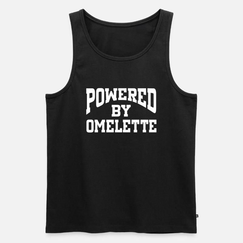 Propulsé par l’omelette - Débardeur bio Premium Homme - noir