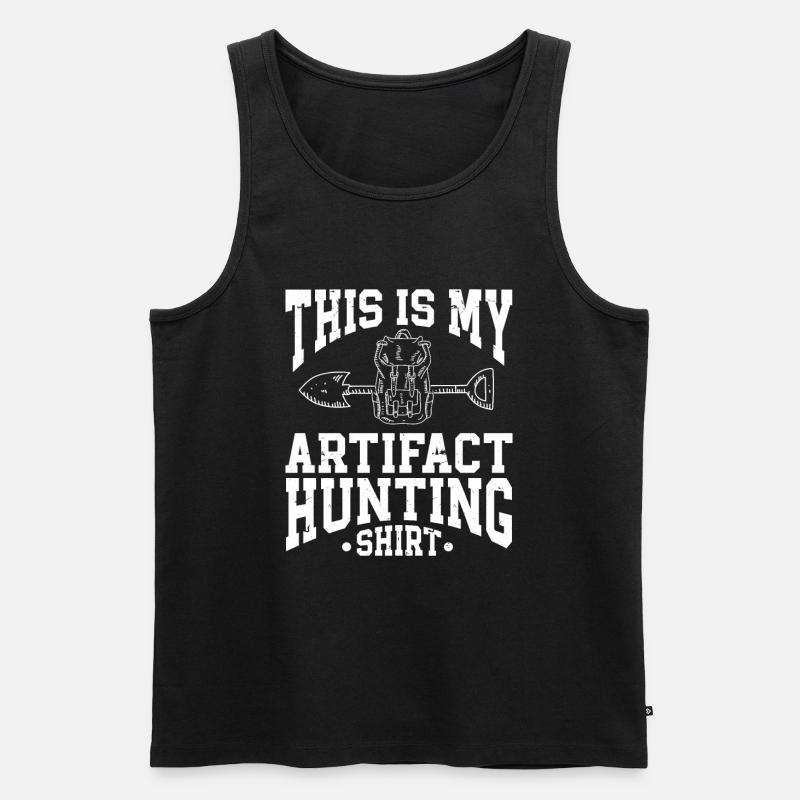 Archaeologist Archaeology - Männer Premium Bio Tank Top - Schwarz