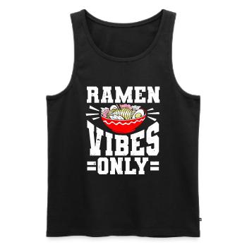 Ramen Lover Japanese Noodle Soup Ramen - Männer Premium Bio Tank Top - Schwarz - Vorne - AI Model Male 178 light (178cm)