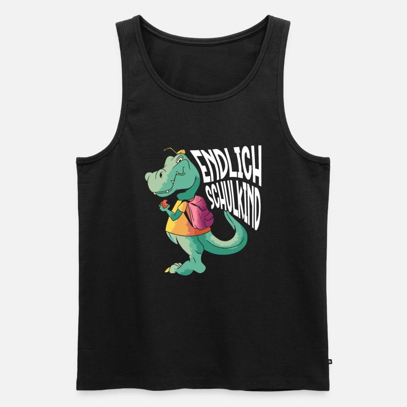 School 1. Grade - Männer Premium Bio Tank Top - Schwarz