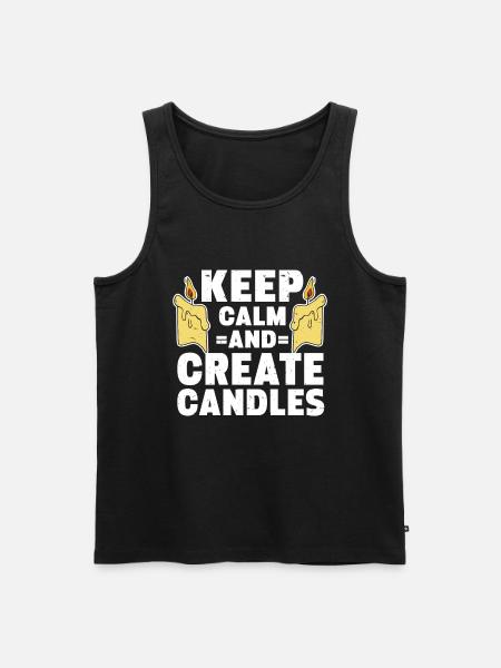 Candle Maker Candle Making - Men's Premium Organic Tank Top - black