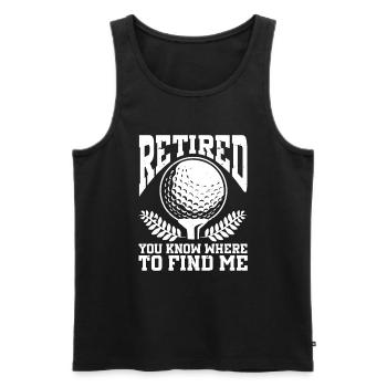 Law Lawyer - Männer Premium Bio Tank Top - Schwarz - Vorne - AI Model Male 178 light (178cm)
