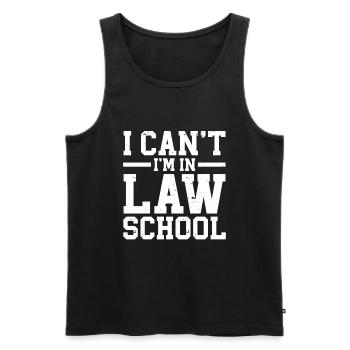 Law Lawyer - Männer Premium Bio Tank Top - Schwarz - Vorne - AI Model Male 178 light (178cm)