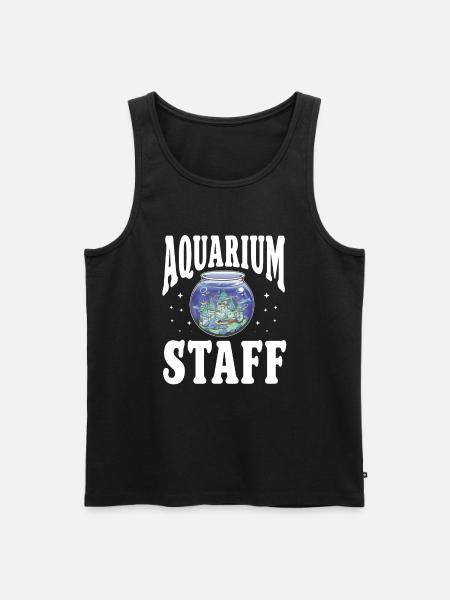 Aquariophile d’aquarium d’aquarium - Débardeur bio Premium Homme - noir