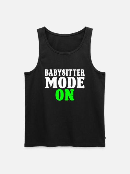 Babysitter Babysitting - Men's Premium Organic Tank Top - black