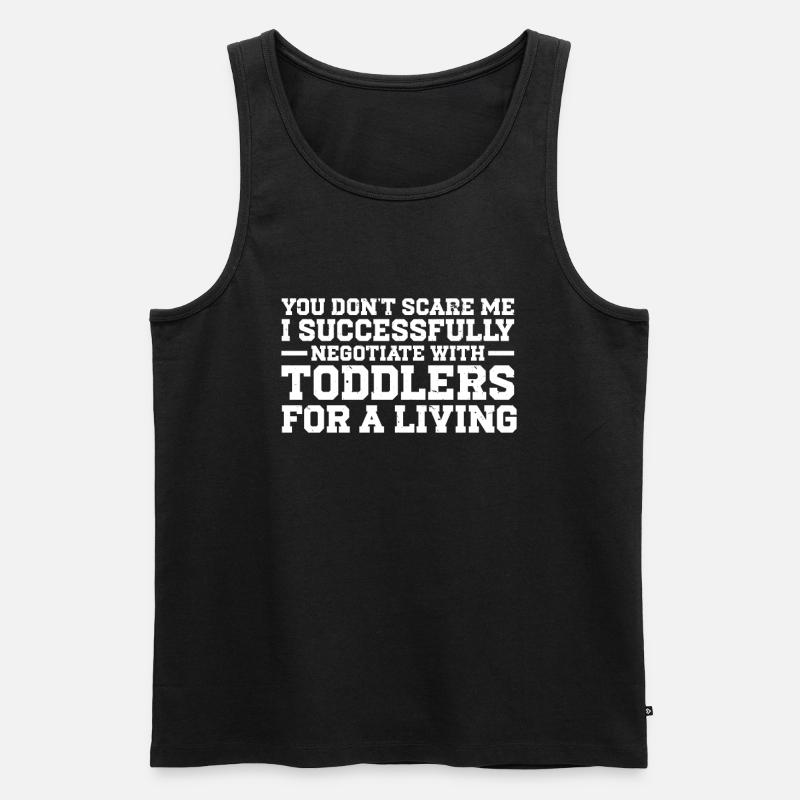 Babysitter Babysitting - Männer Premium Bio Tank Top - Schwarz