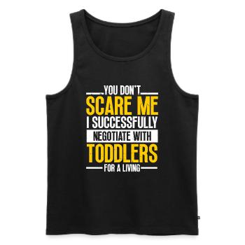 Babysitter Babysitting - Männer Premium Bio Tank Top - Schwarz - Vorne - AI Model Male 178 light (178cm)