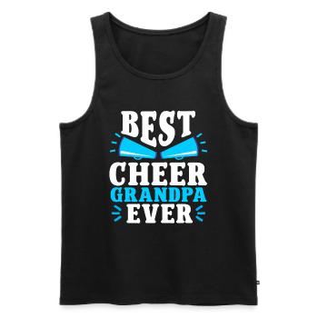 Cheerleading Cheerleader Base Flyer - Männer Premium Bio Tank Top - Schwarz - Vorne - AI Model Male 178 light (178cm)