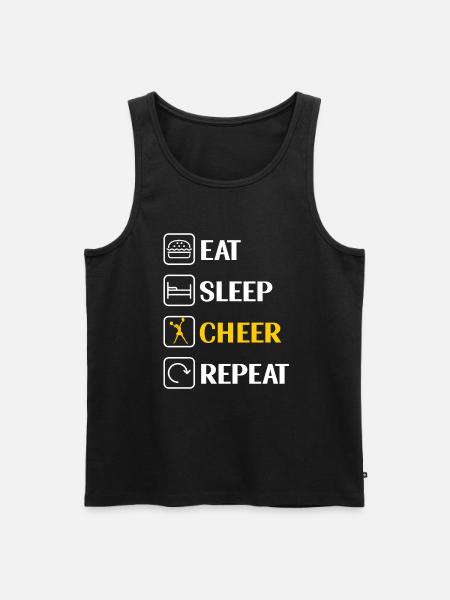 Cheerleading Cheerleader Base Flyer - Men's Premium Organic Tank Top - black